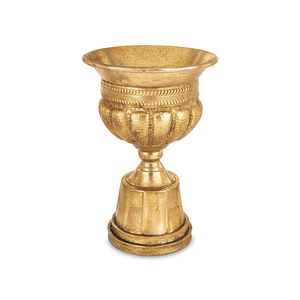 ANTIQUE METALS antik aranyszínű fém kaspó 42 cm
