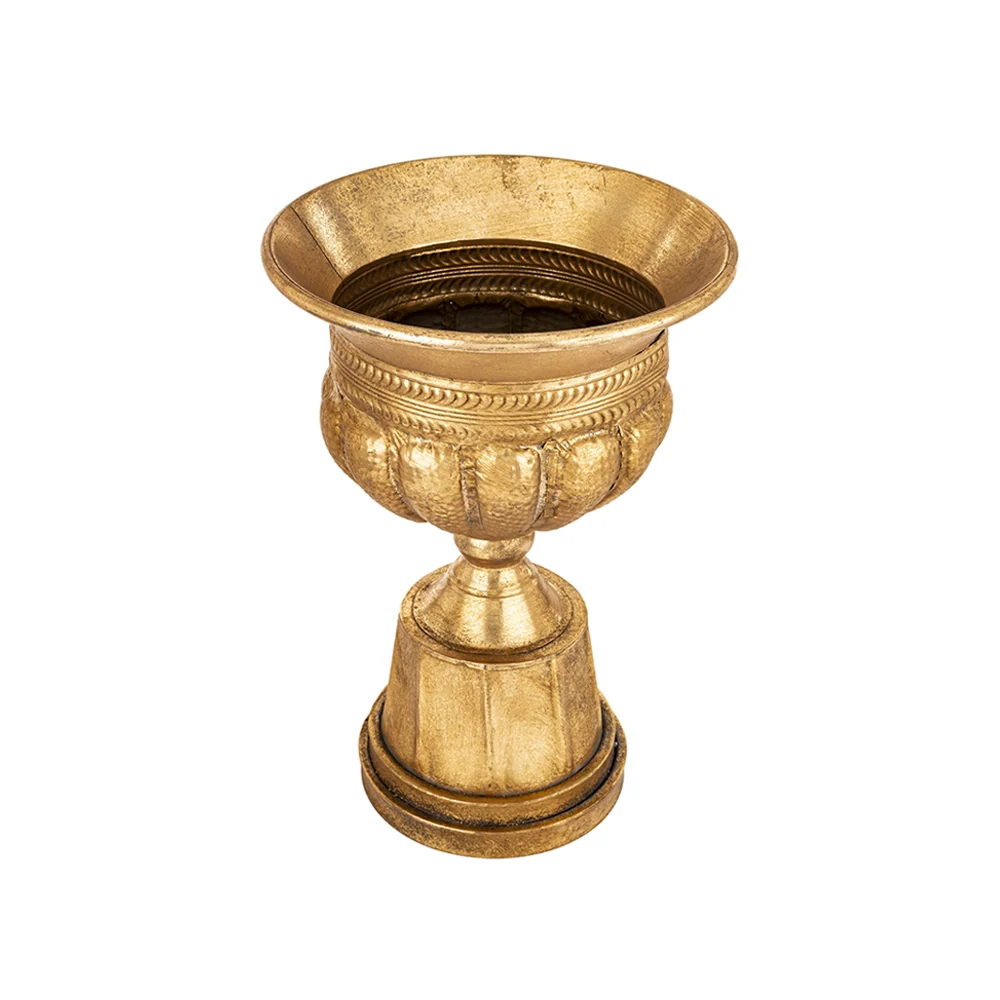 ANTIQUE METALS antik aranyszínű fém kaspó 42 cm