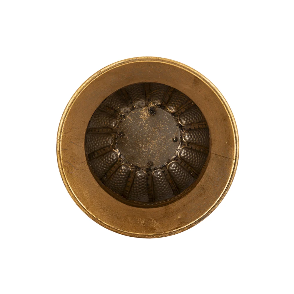 ANTIQUE METALS antik aranyszínű fém kaspó 42 cm