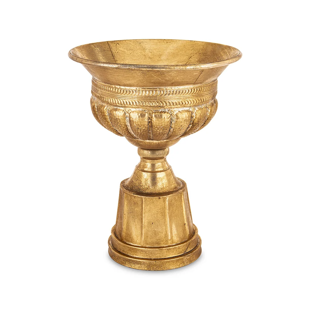 ANTIQUE METALS antik aranyszínű fém kaspó 46 cm
