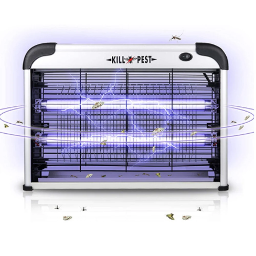 CiaoBosi 20 W UV Elektromos Rovar‑ és Szúnyogcsapda – 2 × 10 W cső