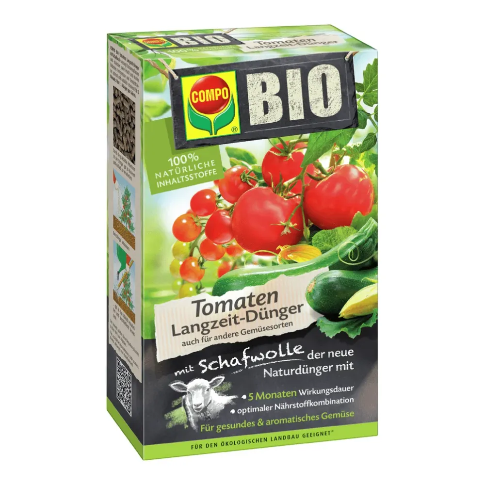 Compo Biotáp Paradicsomhoz Gyapjúval 750g