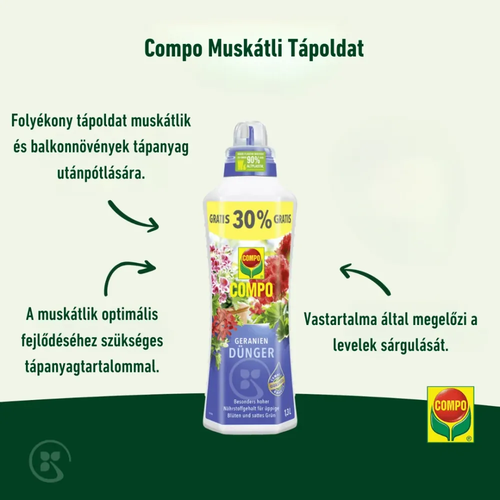 Compo Tápoldat Muskátli 1,3L