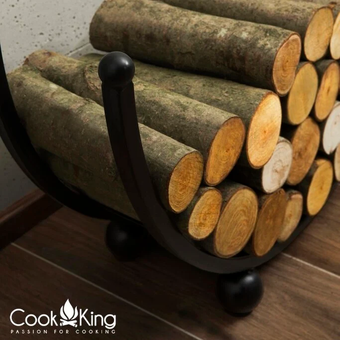 Cook King modern tűzifa tároló Spiral (80 cm)