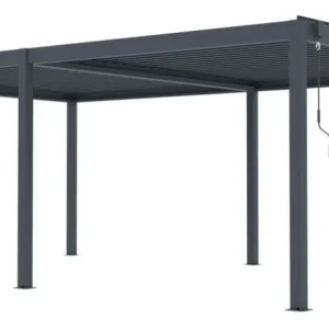 G21 Austin 6x4 m bioklimatikus pergola, antracit alumínium