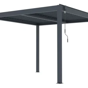 G21 Austin Premium 3x3 m bioklimatikus pergola, antracit alumínium