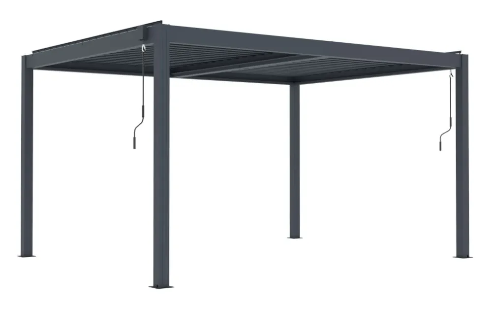 G21 Austin Premium 4x3 m bioklimatikus pergola, antracit alumínium