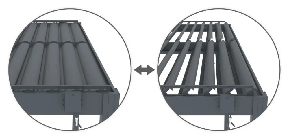 G21 Austin Premium 4x3 m bioklimatikus pergola, antracit alumínium