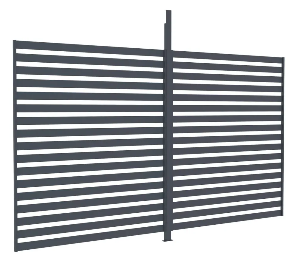 G21 kiegészítő fix lamellás fal 4x2,6 m Trenton pergolához