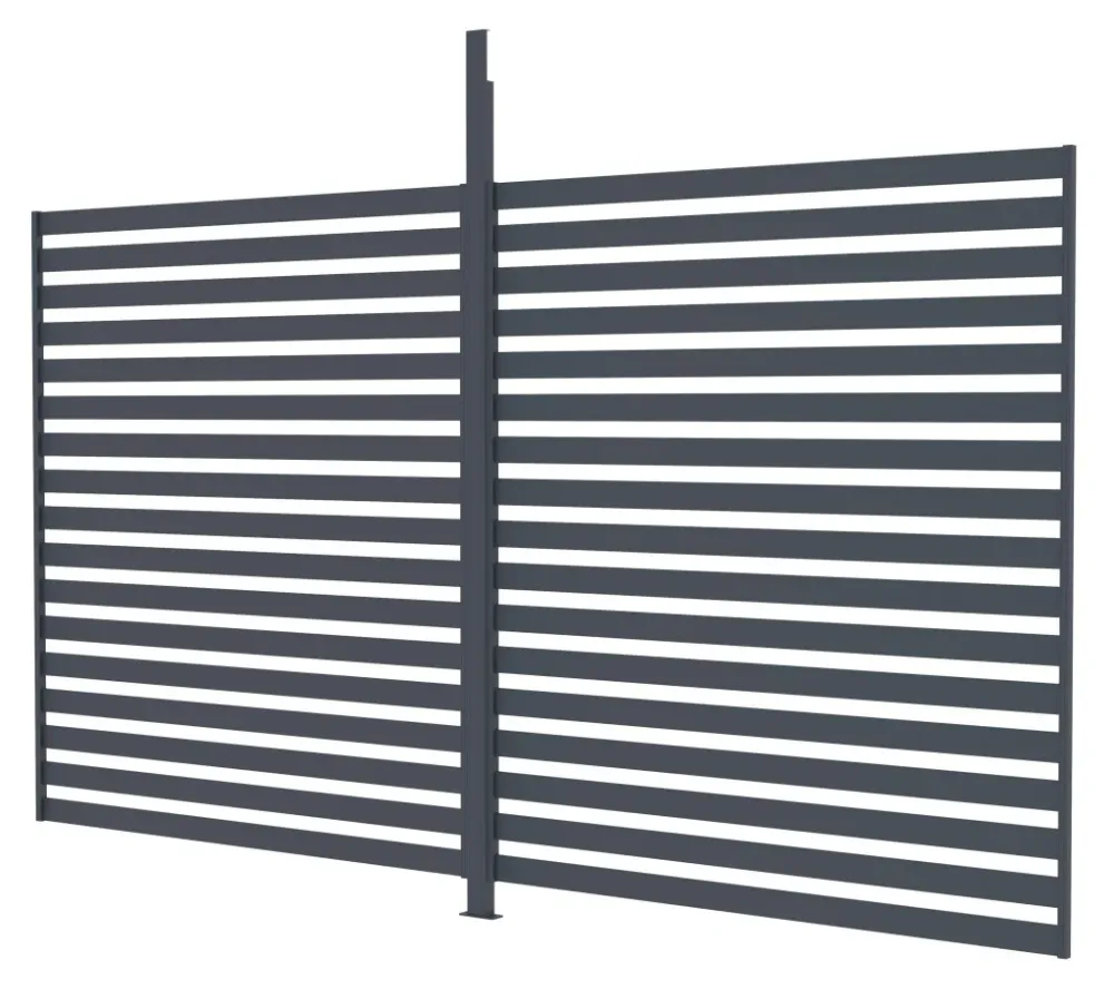 G21 kiegészítő fix lamellás fal 4x2,6 m Trenton pergolához