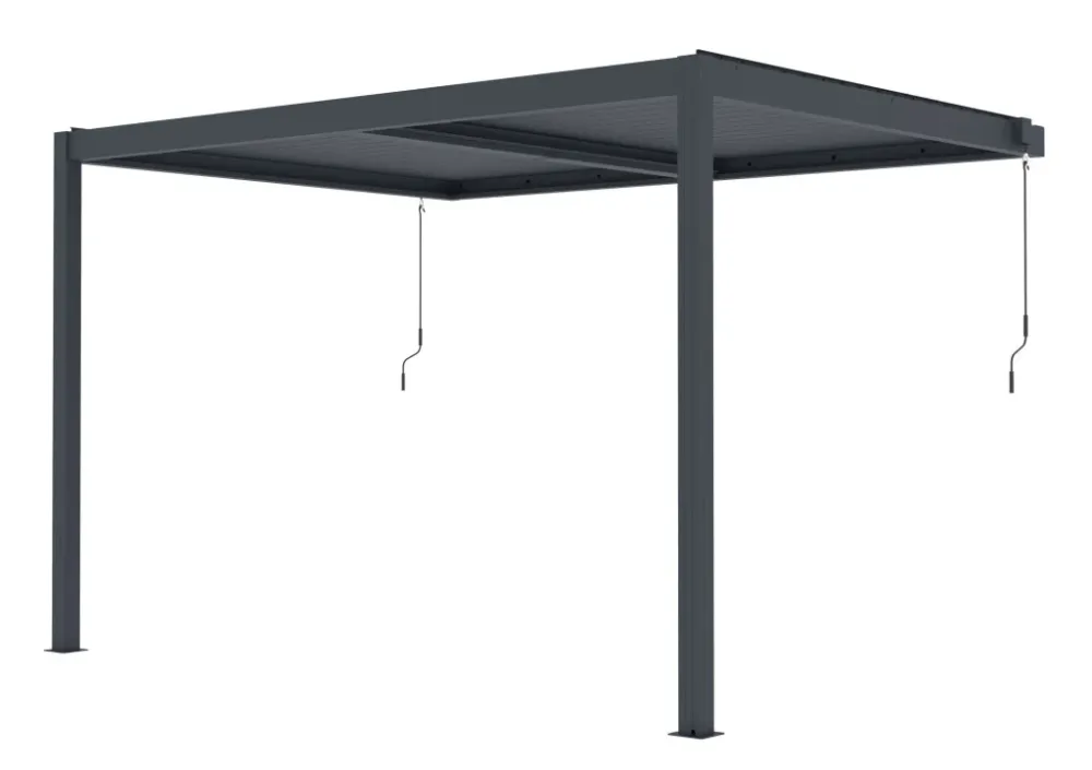 G21 Trenton 4x3 m bioklimatikus pergola, antracit alumínium
