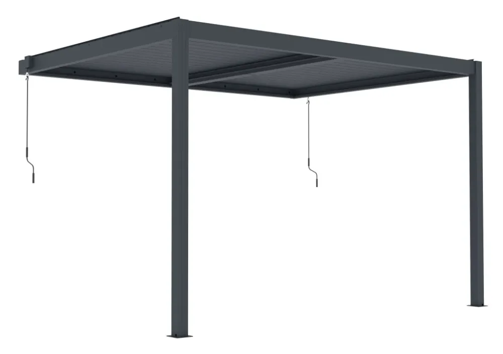 G21 Trenton 4x3 m bioklimatikus pergola, antracit alumínium
