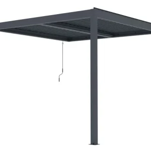 G21 Trenton Premium 3x3 m bioklimatikus pergola, antracit alumínium