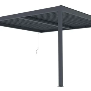 G21 Trenton Premium 4x4 m bioklimatikus pergola, antracit alumínium