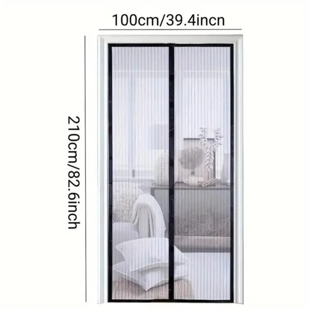 Magic Mesh Mágneses Szúnyogháló Függöny Ajtóra (100x210)