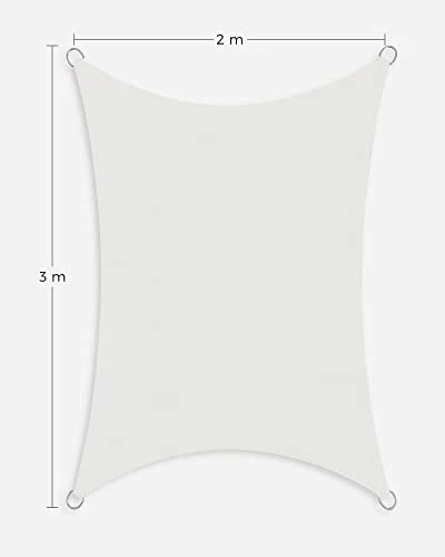 Napvitorla 2x3m, fehér