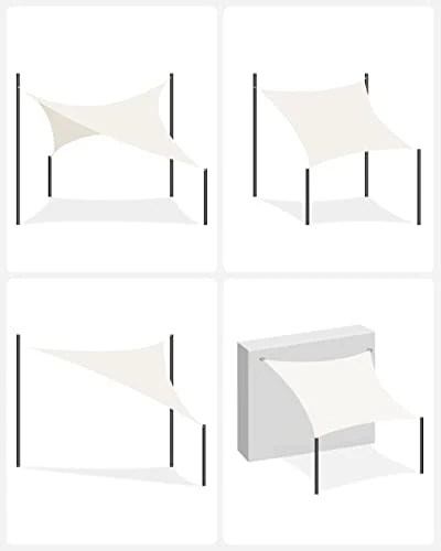 Napvitorla 2x3m, fehér