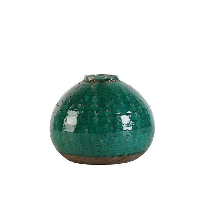 RUNE zöld terracotta kaspó