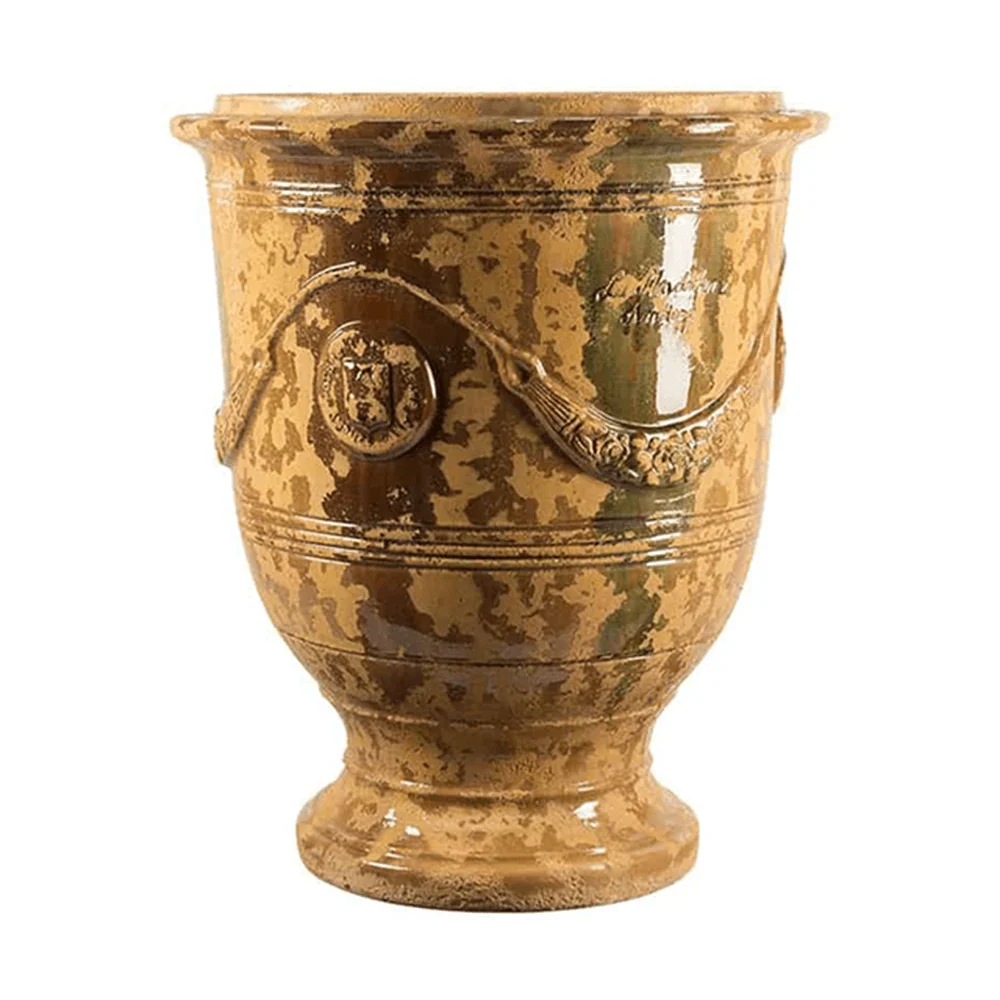VASE D' ANDUZE VIEILLIS TRADICION antik anduze kerámiakaspó Ø 56 x 70 cm