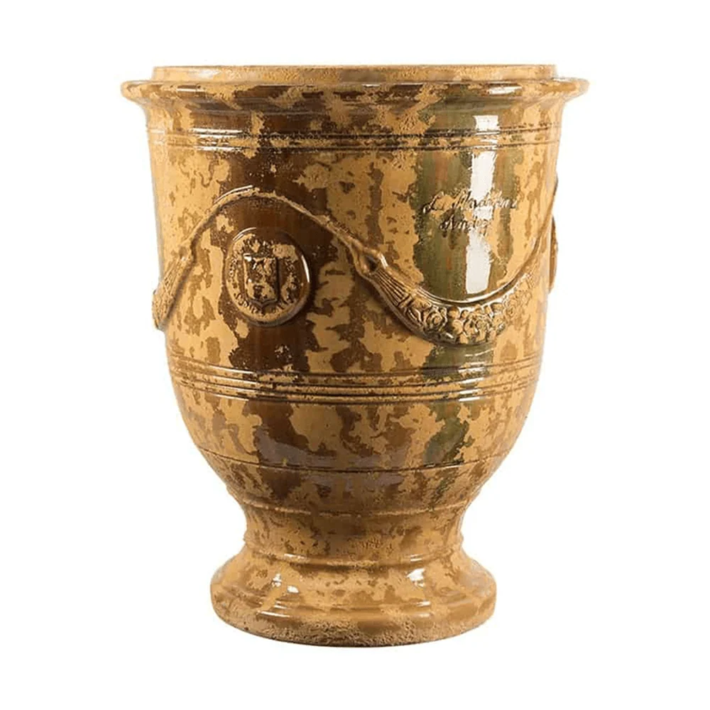 VASE D' ANDUZE VIEILLIS TRADICION antik anduze kerámiakaspó Ø 82 x 92 cm