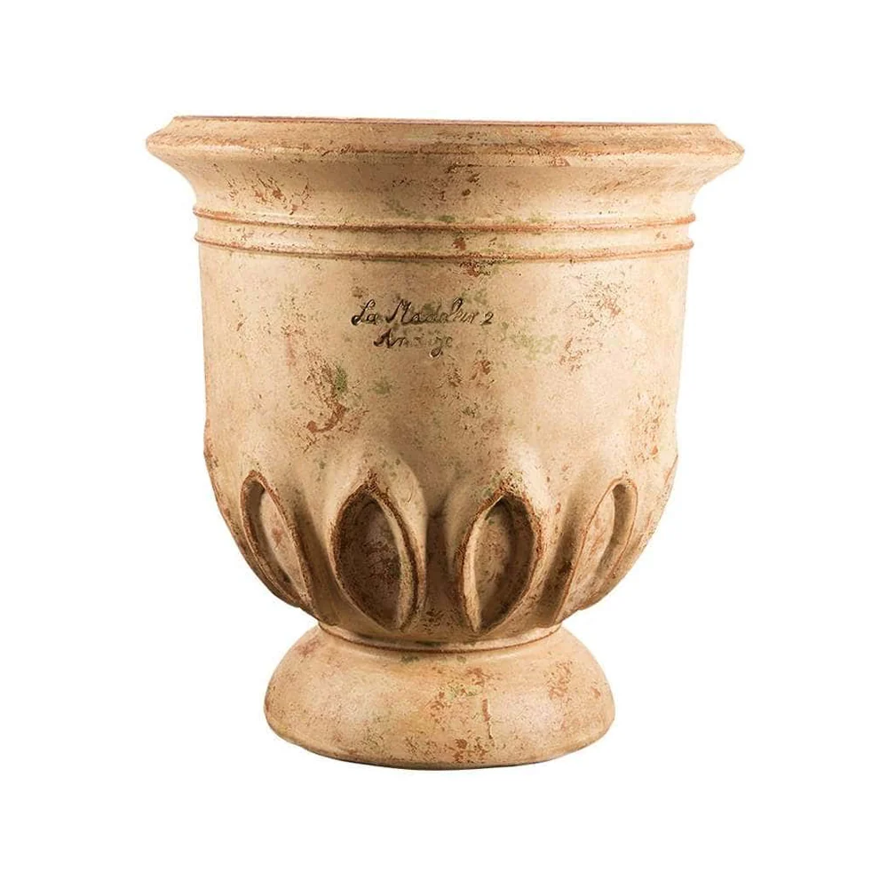 VASE TULIPE PATINES antik terrakotta kerámia tulipán kaspó Ø 72 x 76 cm