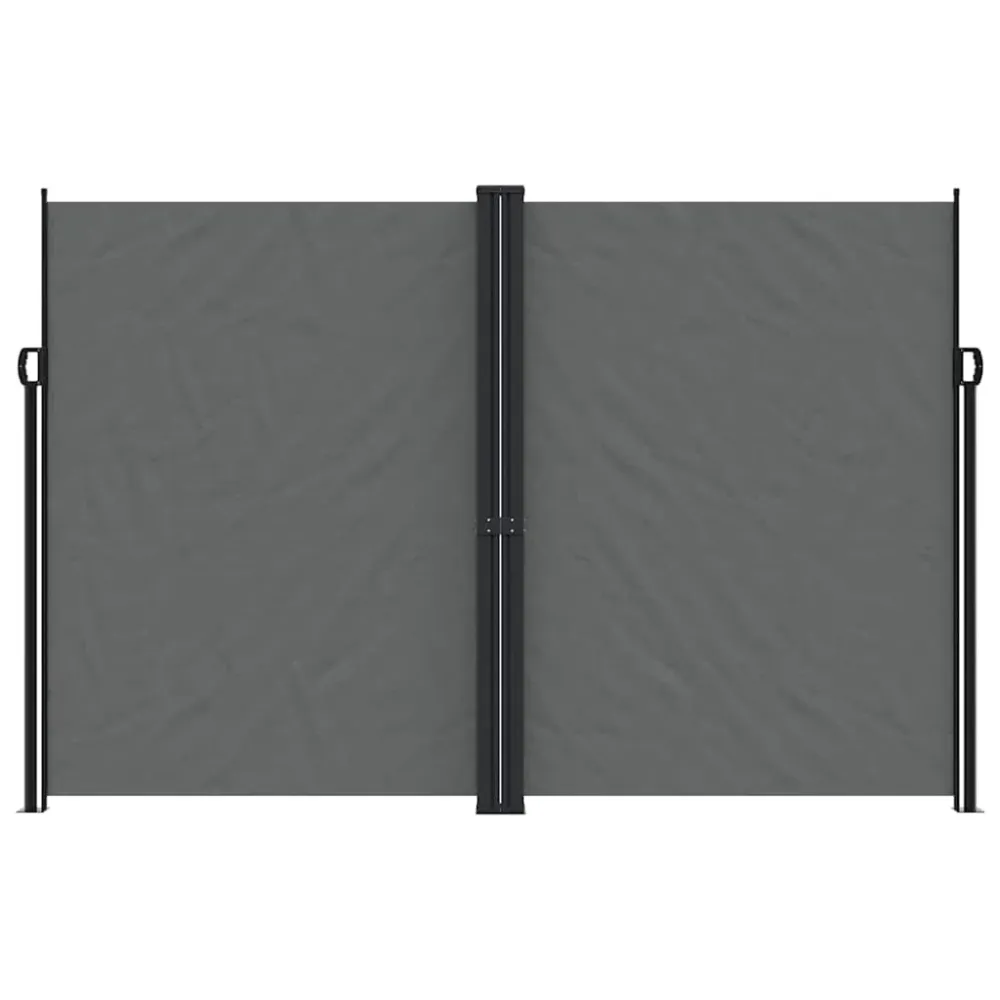 vidaXL antracitszürke behúzható oldalsó napellenző 220 x 600 cm