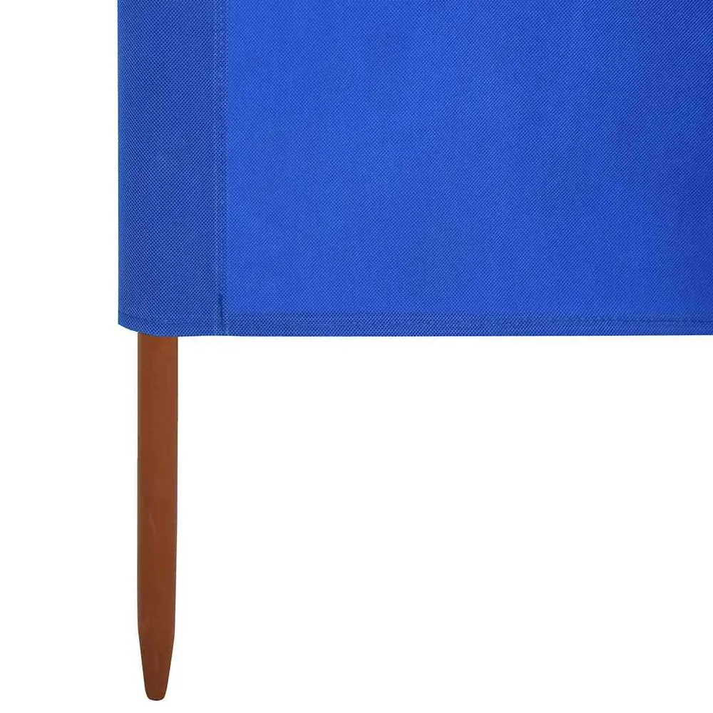 vidaXL azúrkék 6-paneles szövet szélfogó 800 x 120 cm