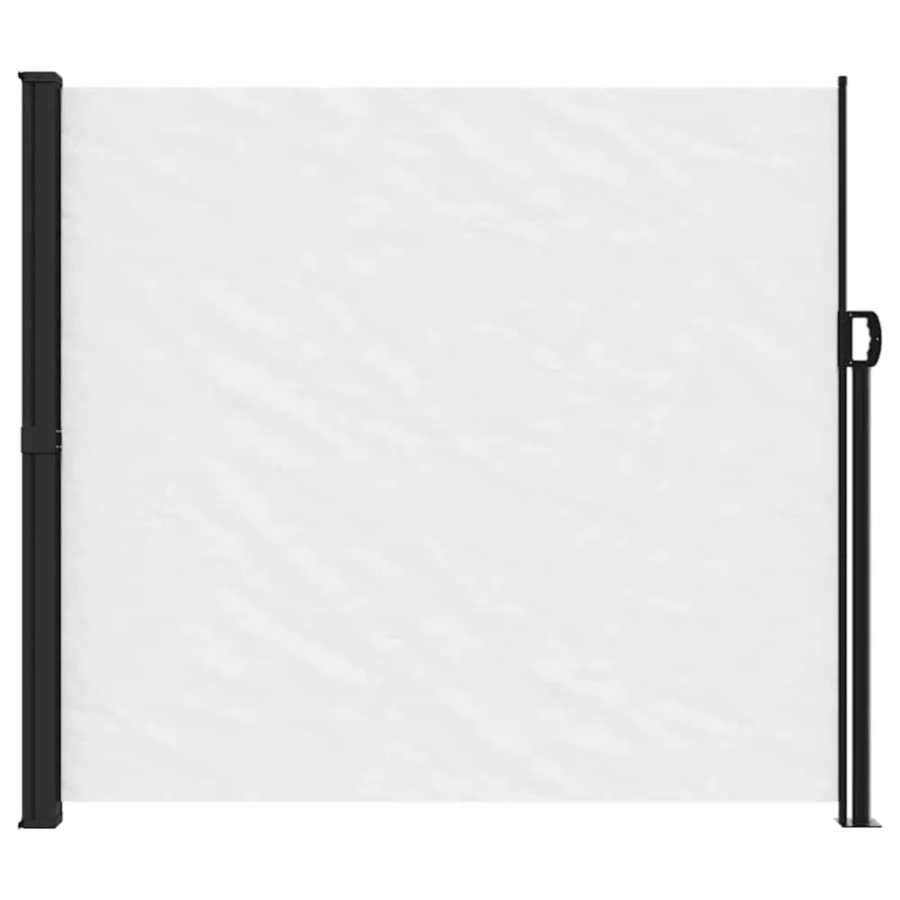vidaXL fehér behúzható oldalsó napellenző 180 x 500 cm