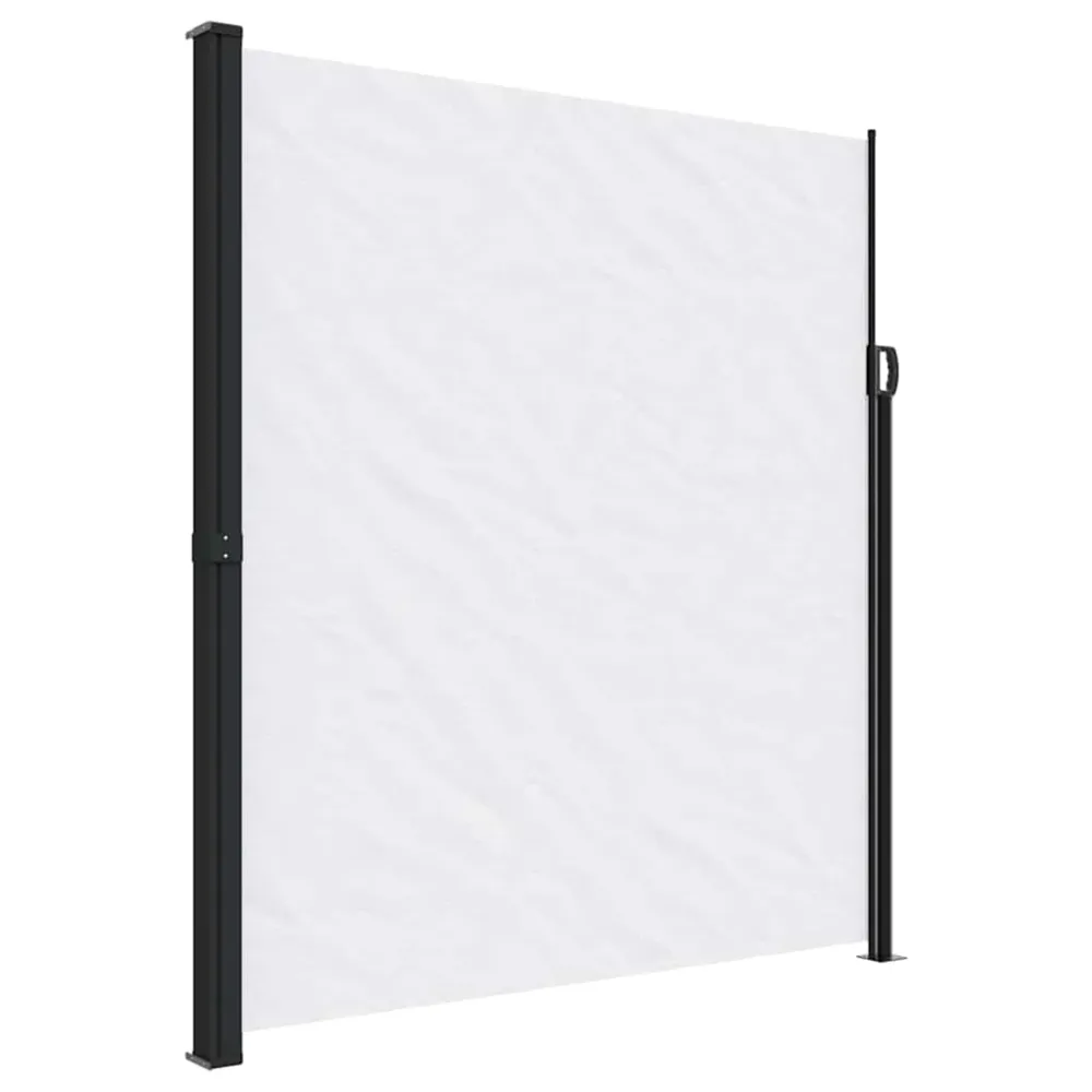 vidaXL fehér behúzható oldalsó napellenző 220 x 500 cm