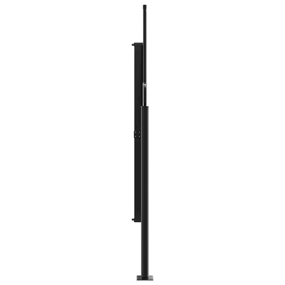 vidaXL fekete behúzható oldalsó napellenző 180 x 300 cm