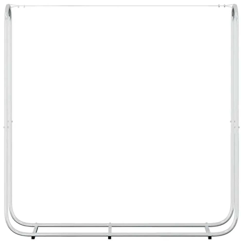 vidaXL horganyzott acél tűzifatároló 150x25x150 cm