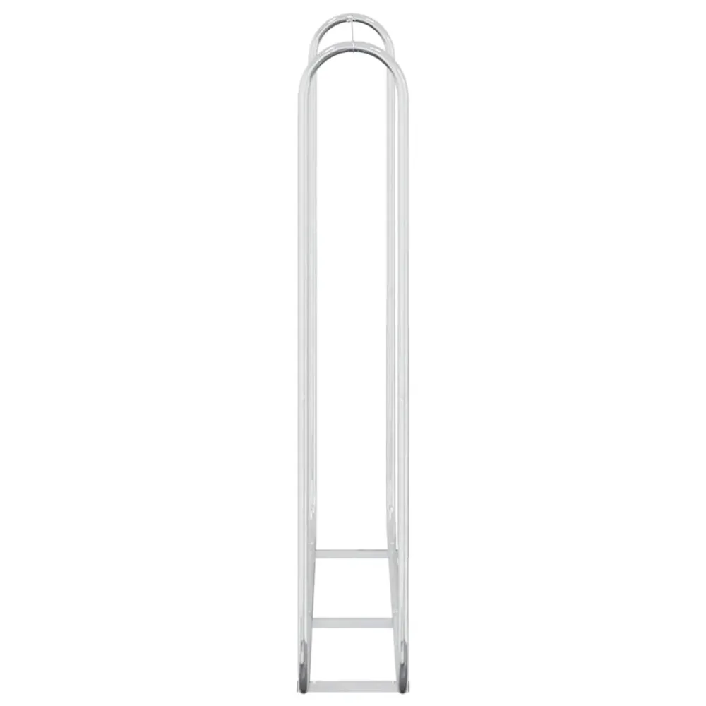 vidaXL horganyzott acél tűzifatároló 150x25x150 cm