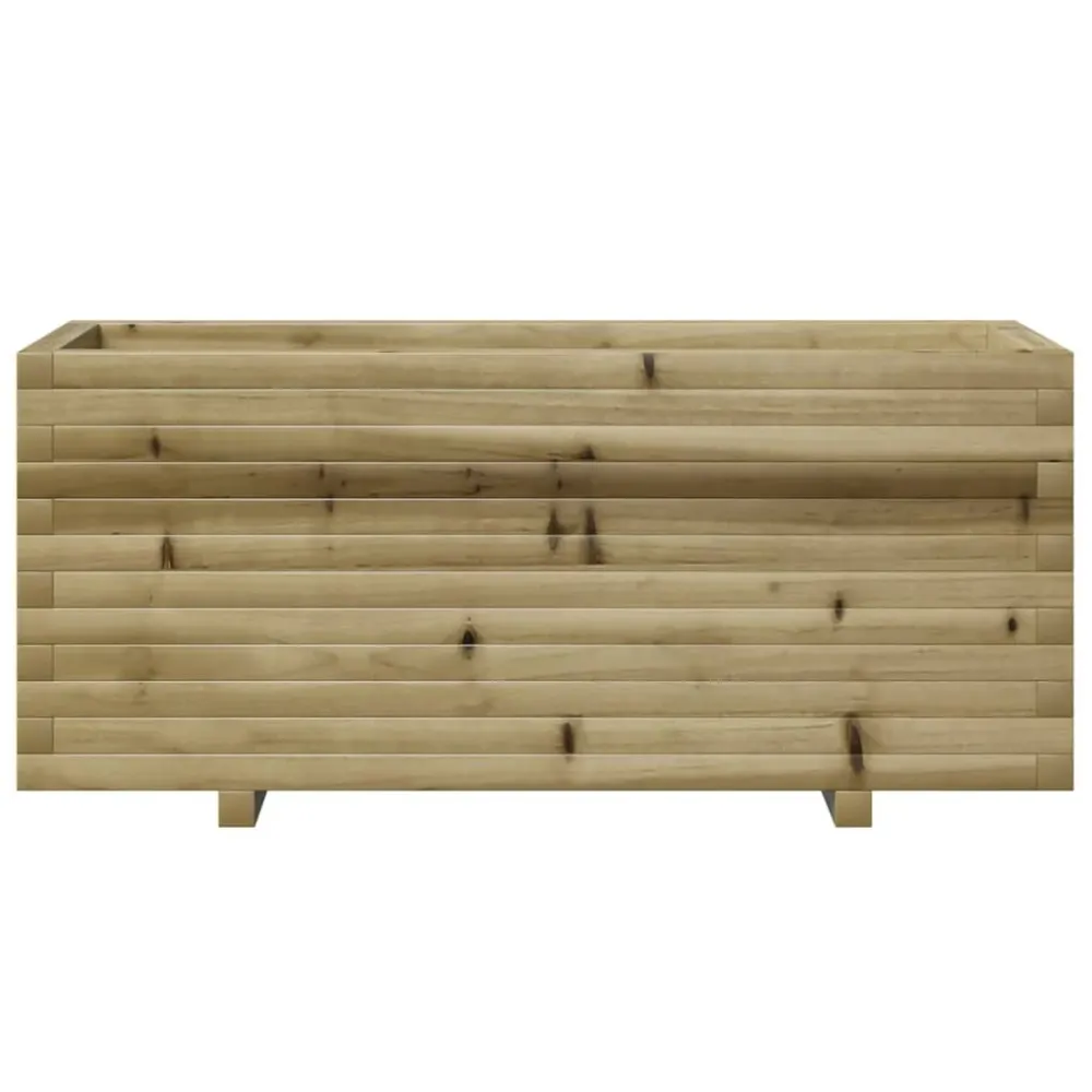 vidaXL impregnált fenyőfa kerti virágláda 110 x 40 x 49,5 cm