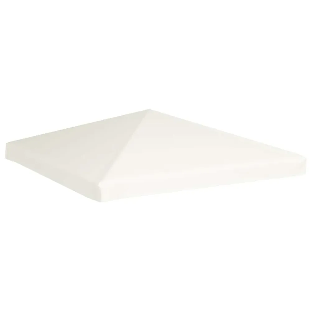 vidaXL krémfehér pavilon tetőponyva 310 g/m², 3 x 3 m
