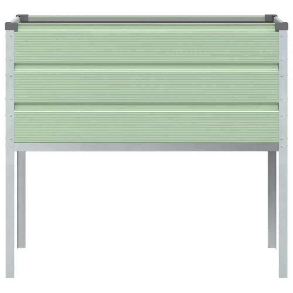 vidaXL Növénytartó Pasztell Zöld 100 x 45 x 90 cm Horganyzott acél