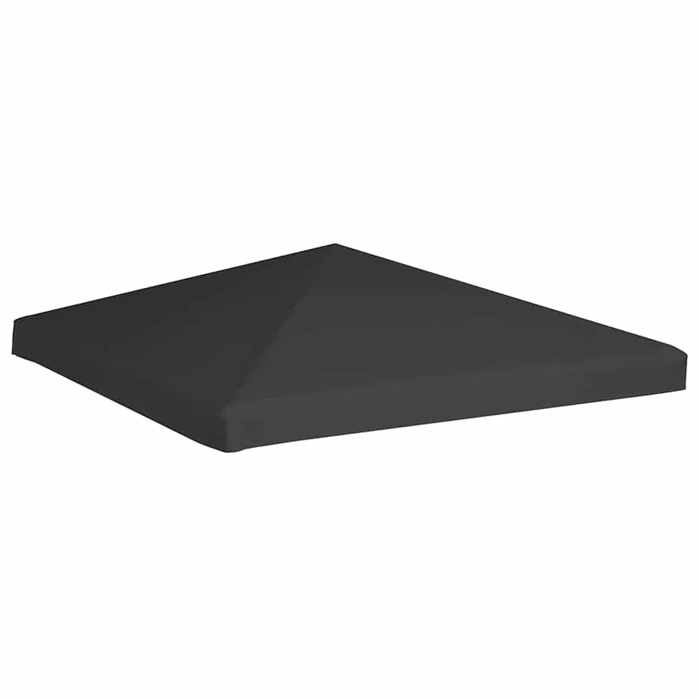 vidaXL szürke pavilon tetőponyva 310 g/m², 3 x 3 m