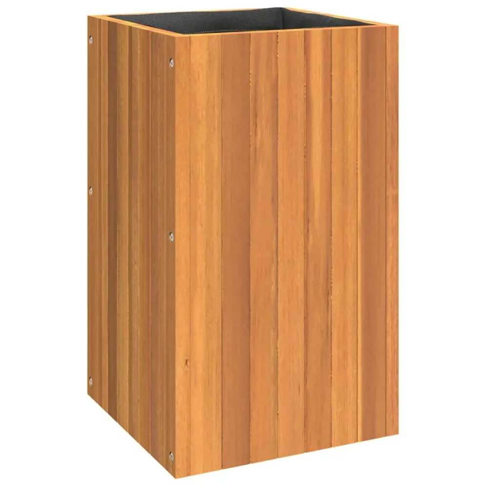 vidaXL tömör akácfa kerti virágtartó 35 x 35 x 60 cm