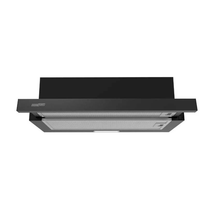 HOMEFORT HPK611B Beépíthető Kihúzható páraelszívó LED világítás 1 motor, 408 m3/h, 54-66 dB zajszint, 60 cm széles, B Ener...