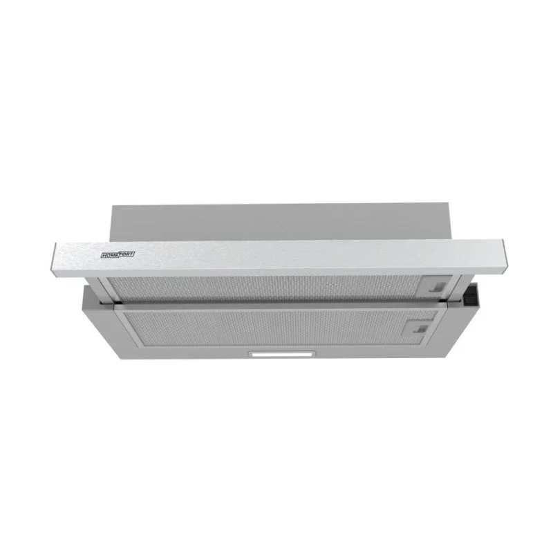 HOMEFORT HPK611X Beépíthető Kihúzható páraelszívó LED világítás 1 db motor, 408 m3/h, 54-66 dB zajszint, 60 cm széles, B E...
