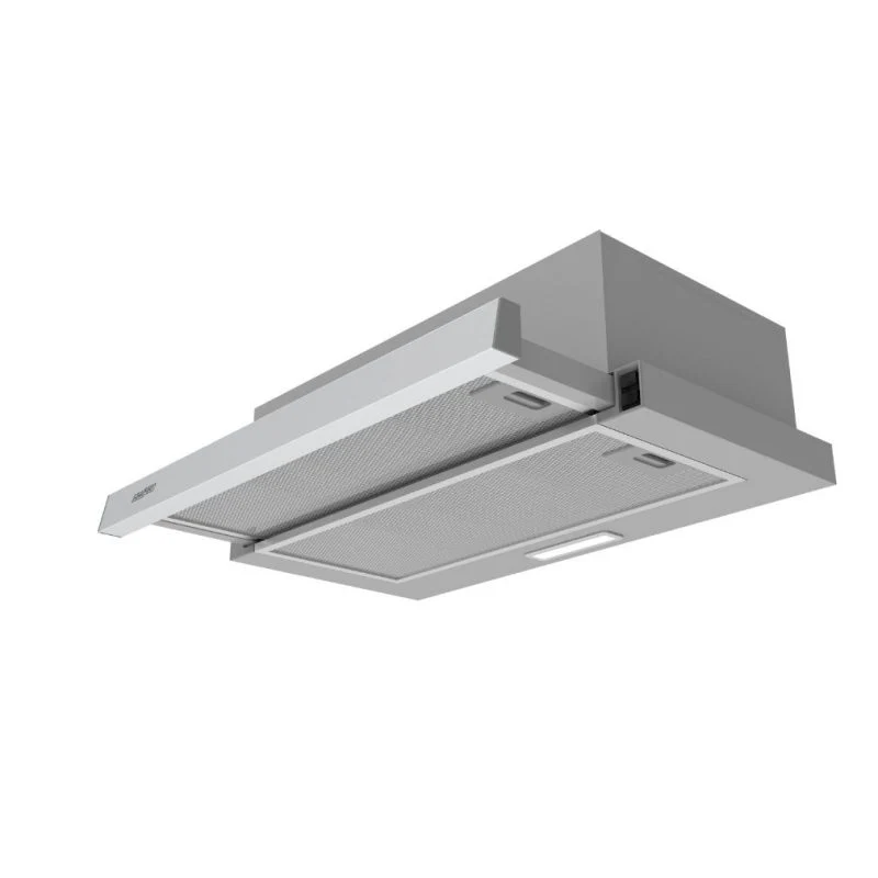 HOMEFORT HPK611X Beépíthető Kihúzható páraelszívó LED világítás 1 db motor, 408 m3/h, 54-66 dB zajszint, 60 cm széles, B E...