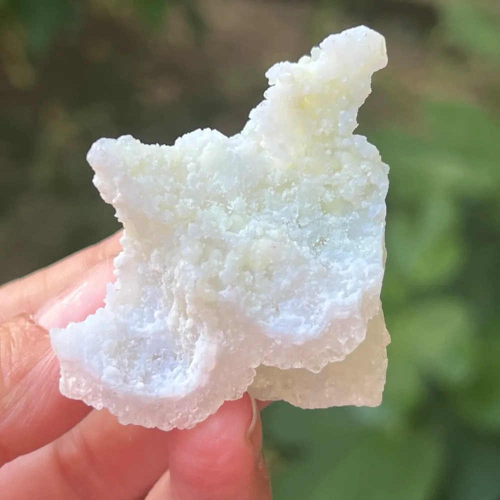 Kék csipkés achát/mini malawi kék kalcedon m12