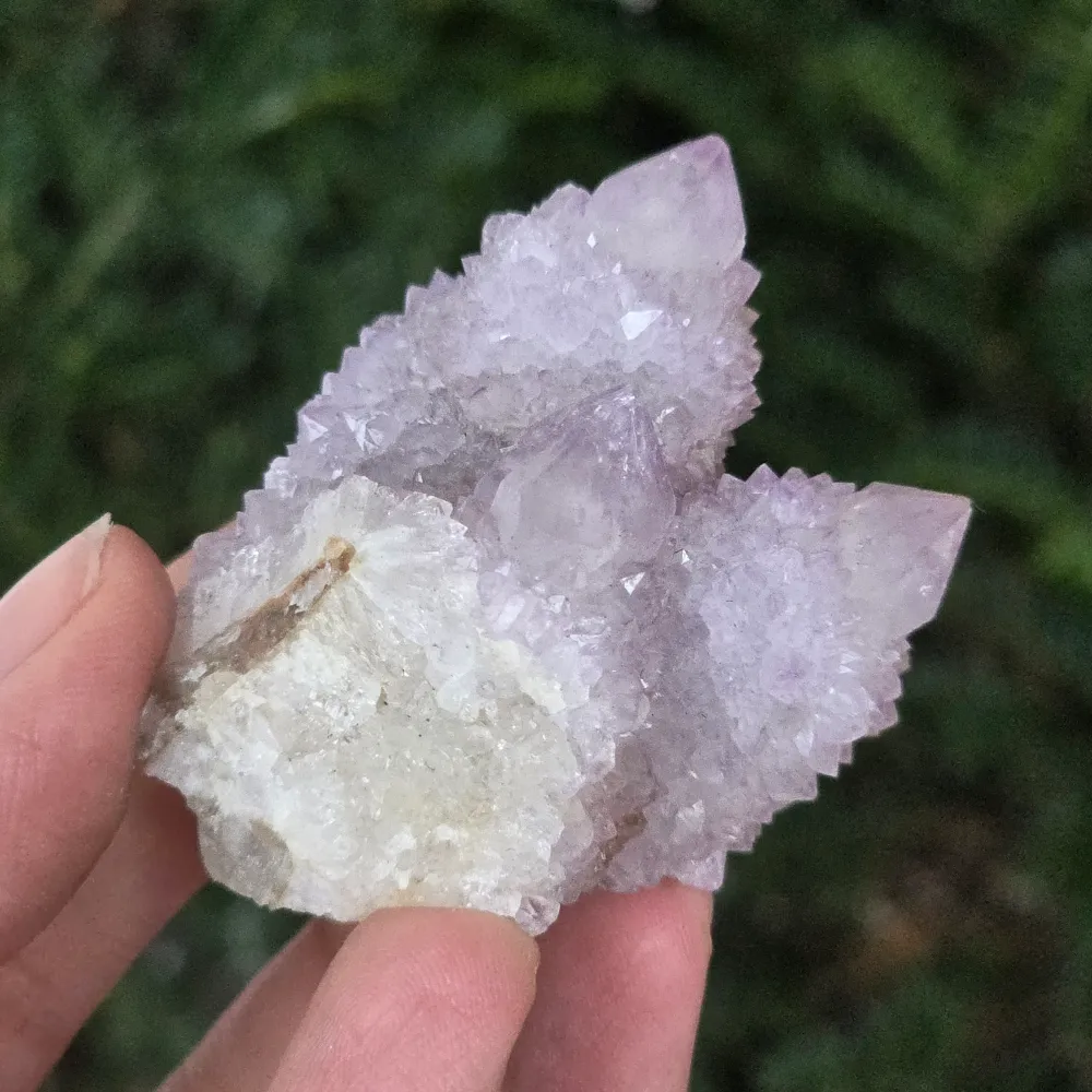 Kaktusz kvarc / Spirit ametiszlila klaszter 15A modell