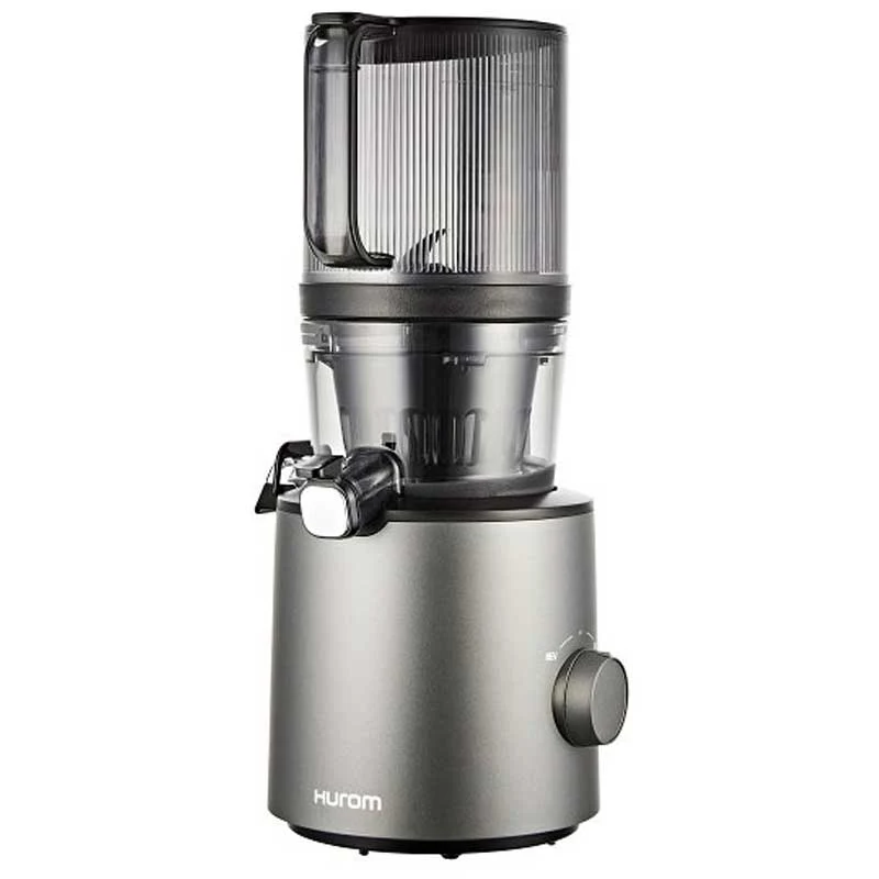 Hurom gyümölcsprés H201 - Slow Juicer (TITÁNSZÜRKE) + Juice Biblia