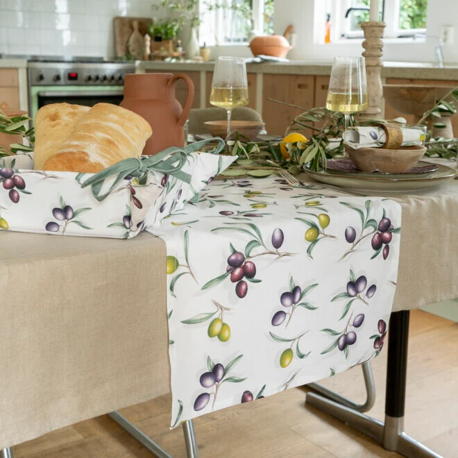 Porcelán konyhai tároló szilikon gyűrűvel olívás Delicious olives