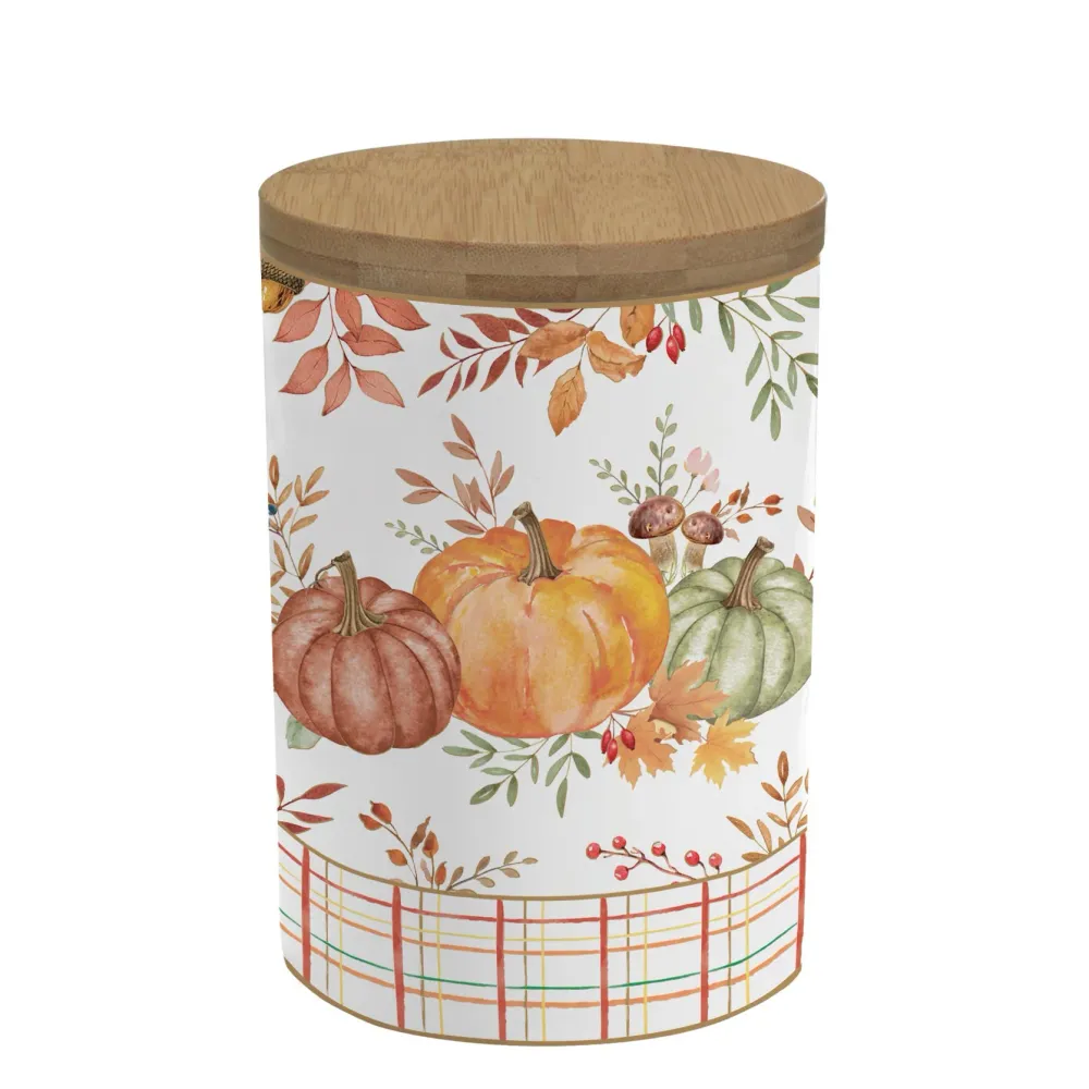 Őszi Mintával dísztökkel díszített Porcelán konyhai tároló Harvest