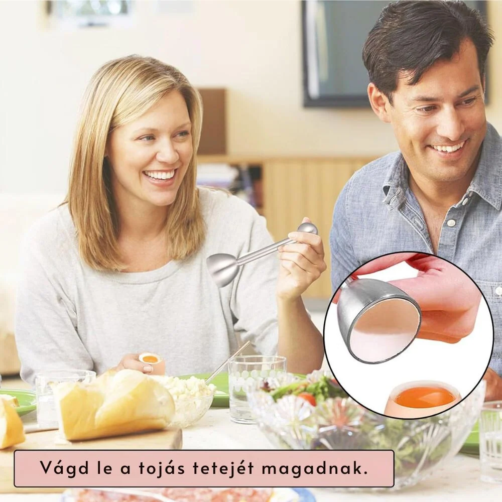 Tojáshéj Vágó és Tojásnyitó – Lágy- és Keménytojásokhoz
