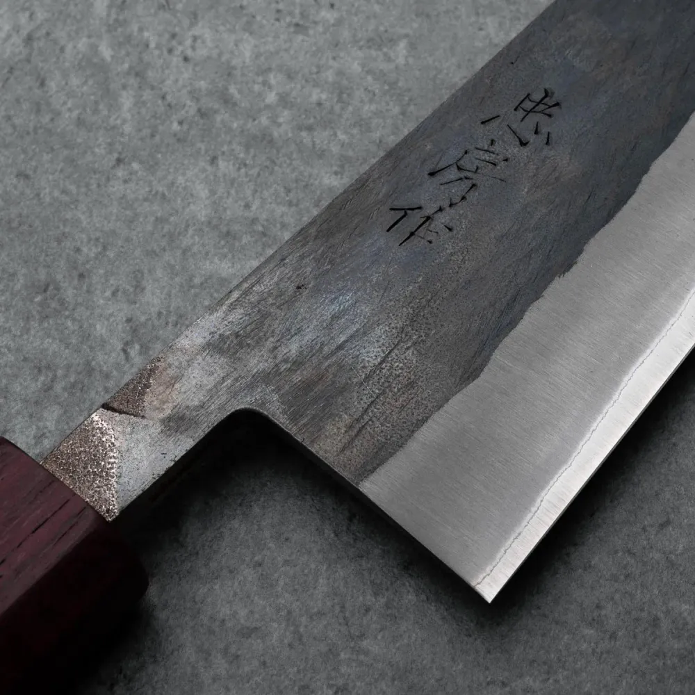 GYUTO - Fekete Kurouchi - Cseresznyefa - Blue 2 - 210mm