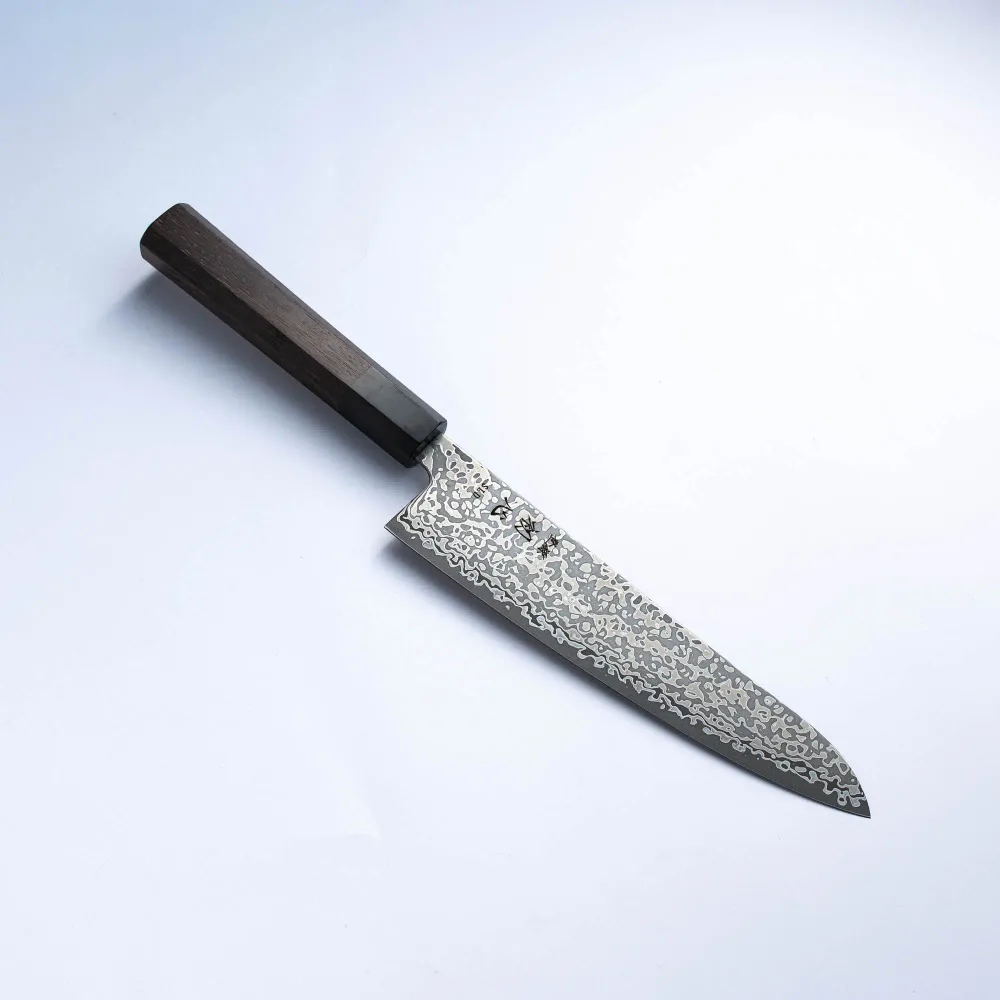 HATSUKOKORO - Hikari Damascus Kurozume - SLD - GYUTO - 195mm