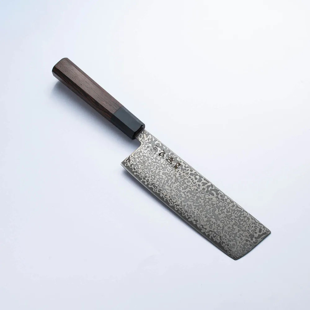 HATSUKOKORO - Hikari Damascus Kurozume - SLD - Nakiri - 170mm