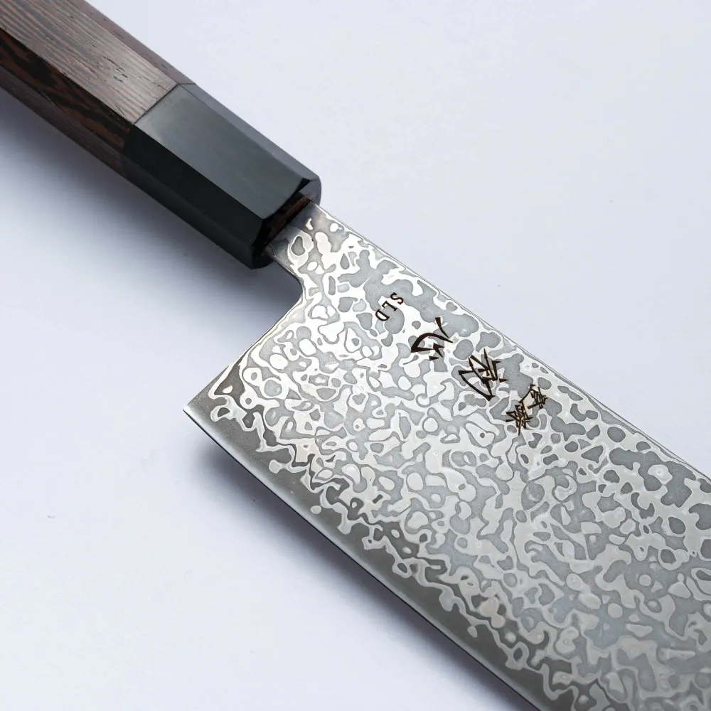 HATSUKOKORO - Hikari Damascus Kurozume - SLD - Nakiri - 170mm